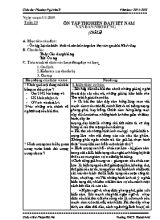 Giáo án phụ đạo Ngữ văn lớp 8 - Học kì II - Năm học 2014-2015 - Phạm Thị Hà